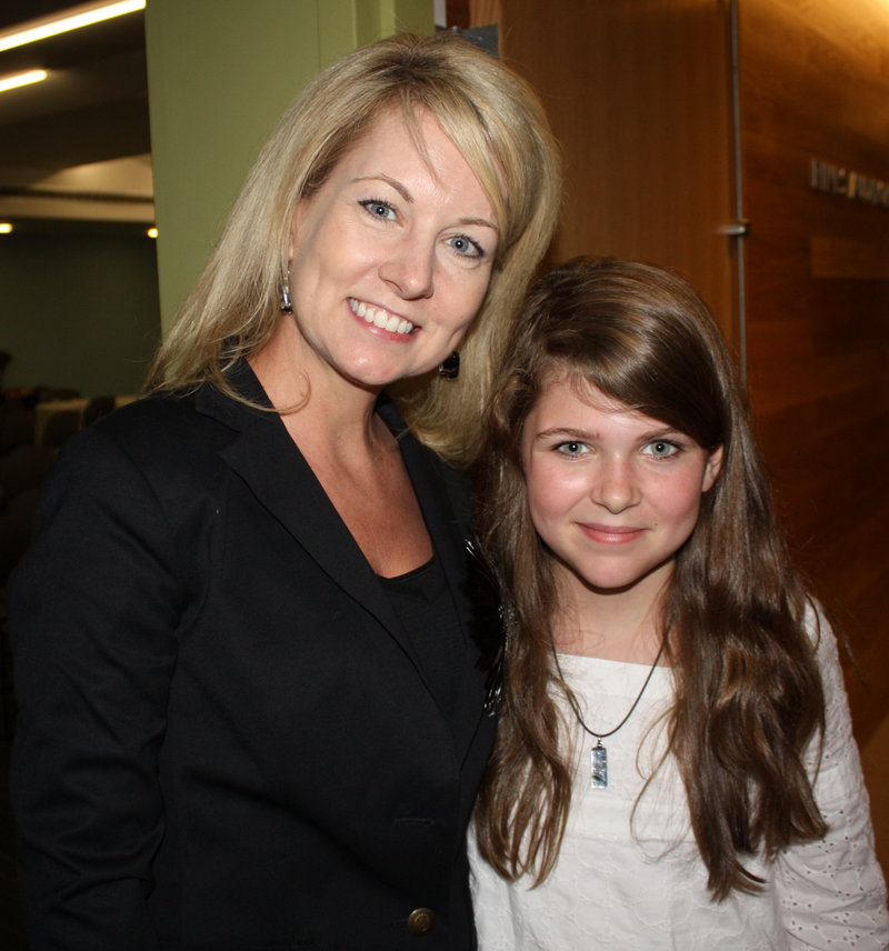 Kate and Ella Werner of Freeport, who attend at least 10 Portland Ovations performances each year.