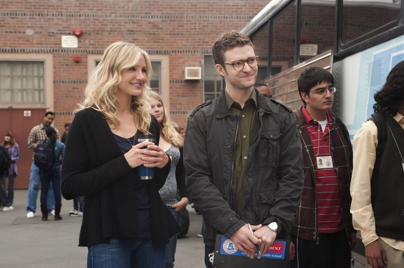 Cameron Diaz and Justin Timberlake in “Bad Teacher.”