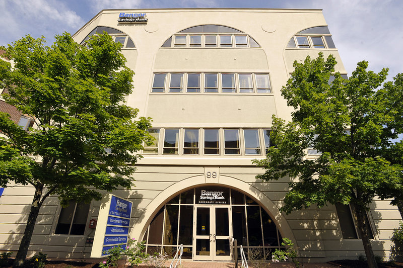 This building at 99 Franklin St. in Bangor houses the corporate offices, investment services, administration and commercial services for Bangor Savings Bank.