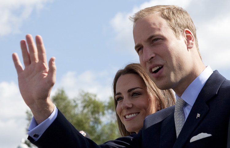 Prince William and wife Kate, the Duke and Duchess of Cambridge, continue their tour of Canada in Yellowknife, Northwest Territories, today.