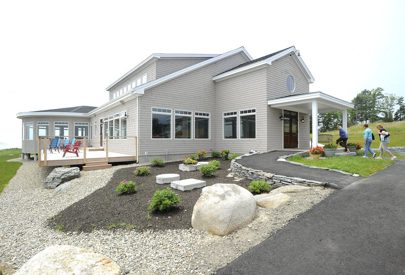 The Dolphin Marina and Restaurant in South Harpswell.