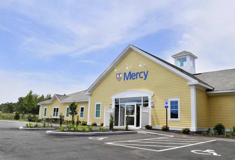 Mercy Health System’s facility on Route 1 in Yarmouth is part of its expansion into primary care. Mercy has opened nine such offices in five years.