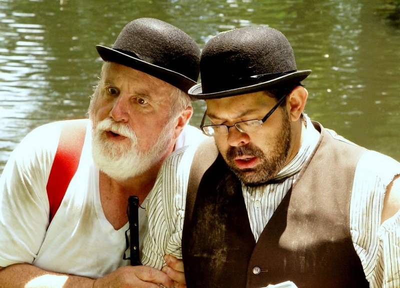 David Butler and Bryant Mason in "Waiting for Godot," the absurdist classic opening Friday in Portland's Deering Oaks