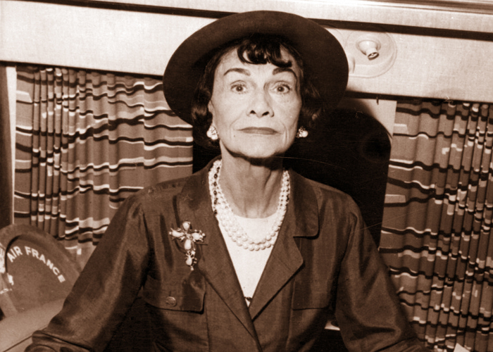 An undated photo of French fashion designer Gabrielle "Coco" Chanel. A new book suggests she was an agent of Germany's Abwehr military intelligence organization and a rabid anti-Semite.