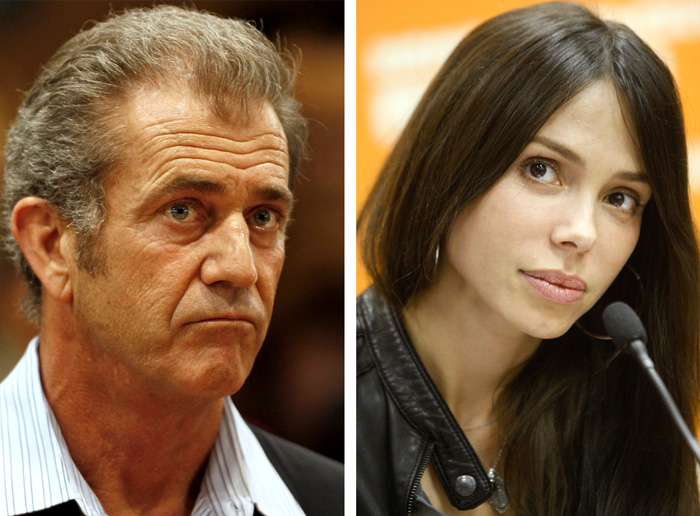 Mel Gibson and his ex-girlfriend Oksana Grigorieva.