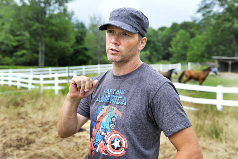 Carl Flink, above, heads the Black Label Movement, which is collaborating with JoAnna Mendl Shaw's Equus Projects to choreograph "UN/Stable Landscape."