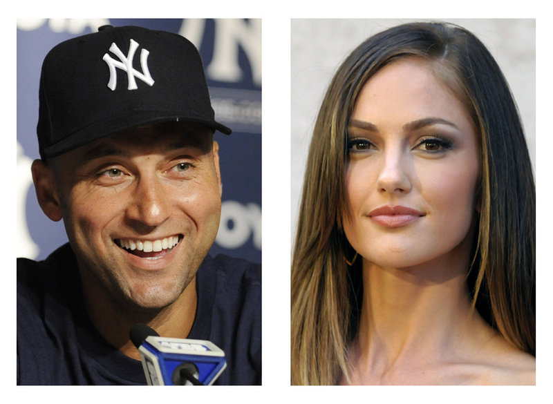 Derek Jeter and Minka Kelly