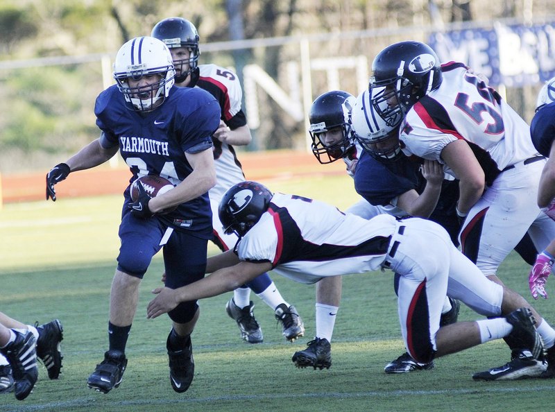 Anders Overhaug had the first 1,000-yard rushing season in Yarmouth High history a year ago. He's back for his senior year and is a big reason the defending state champion Clippers are again among the favorites.