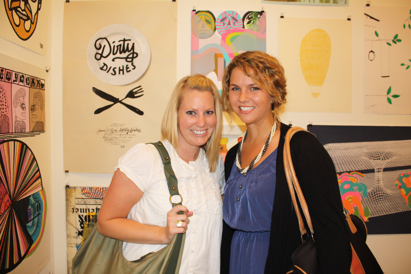 Above: Nicole Lindsay of Portland and Caitlin Brooke, who works for the Portland Musuem of Art.