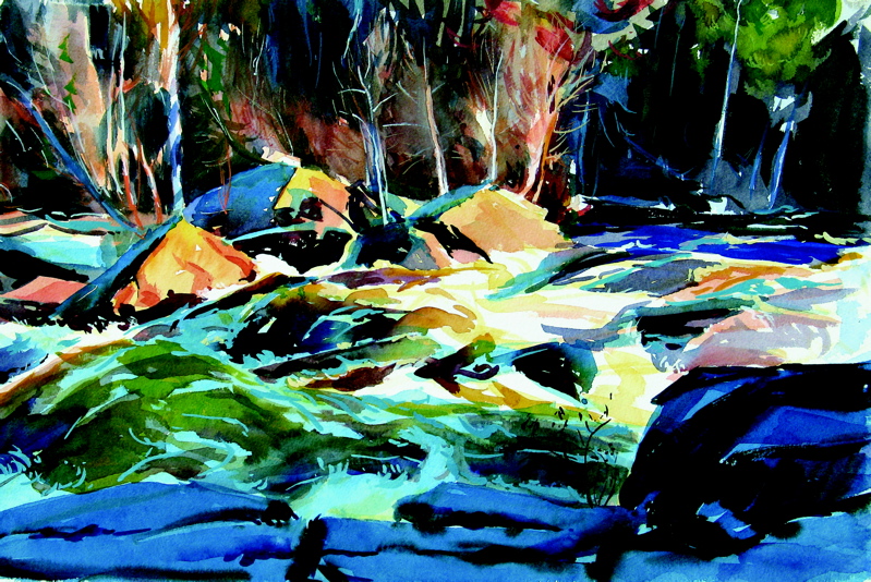 “Fast Water” by Marsha Donahue