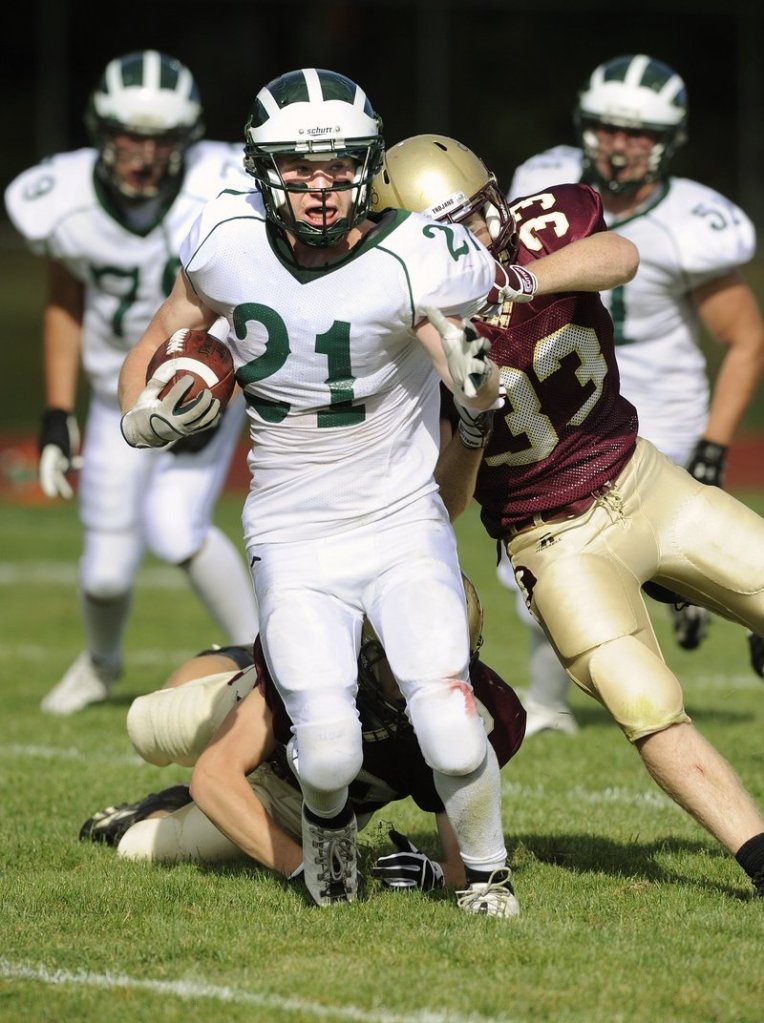 Nick Adkins will be looking to have an injury-free senior season for Bonny Eagle, which could compete for the Western Class A title.