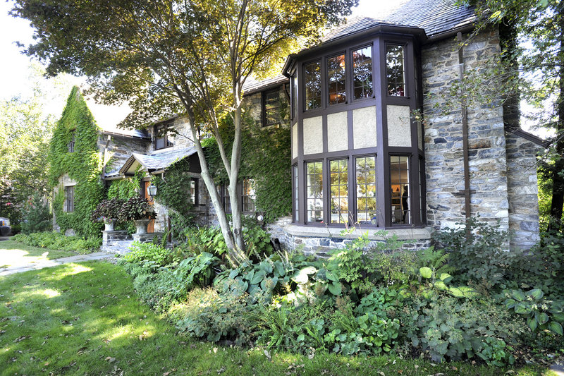 Built in 1920, the house is a two-story Tudor with a fieldstone facade. It’s set back from the Western Prom, yet stands out because Portland doesn’t have a lot of Tudors.