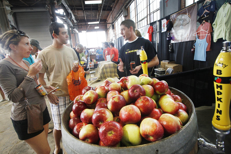 Brandon Geer of Fatty Bampkins talks to Susie Helm and Andrew Salcetti of Boston about the draft cider that is made in South Casco.