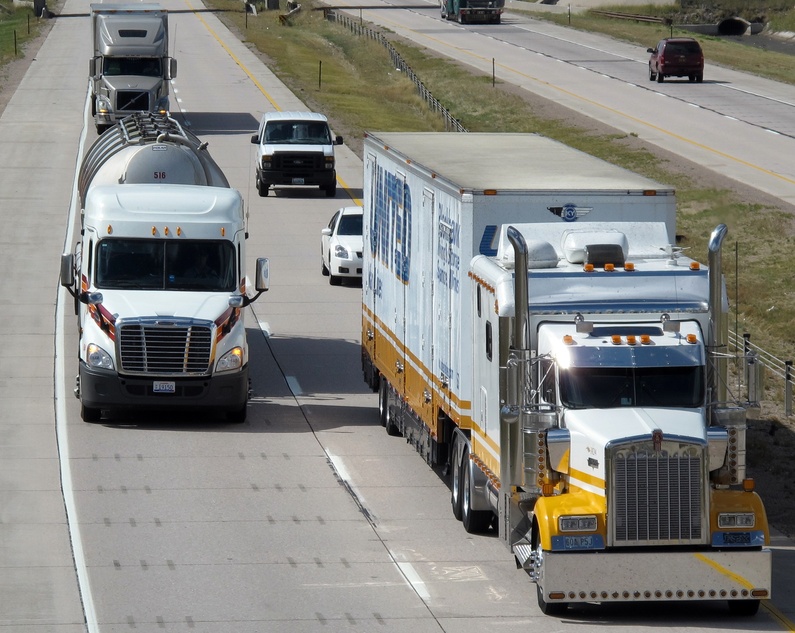 Current rules ban trucks weighing 80,000 to 100,000 pounds from interstate roads in Maine that are not part of the Maine Turnpike.