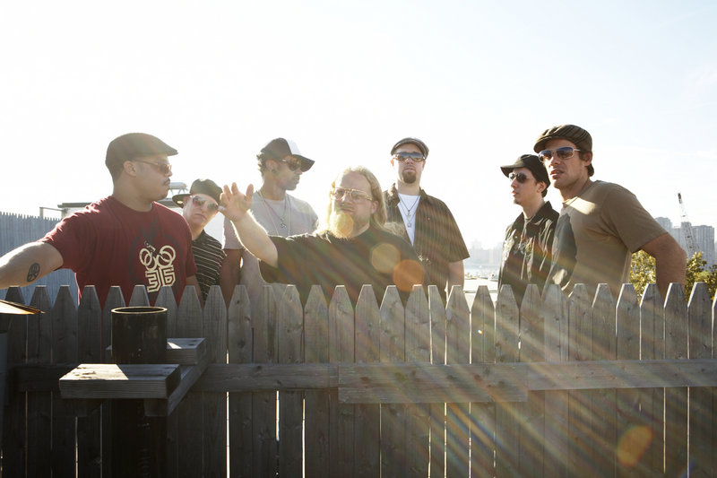 Members of the group Lettuce. Soulive and Lettuce share the record label Royal Family -- as well as the stage Saturday at the State.