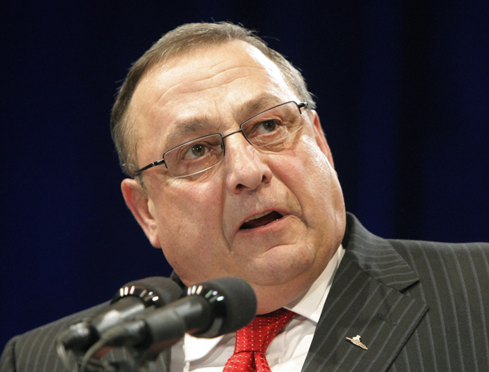 Gov. Paul LePage in a Jan. 6, 2011, photo.