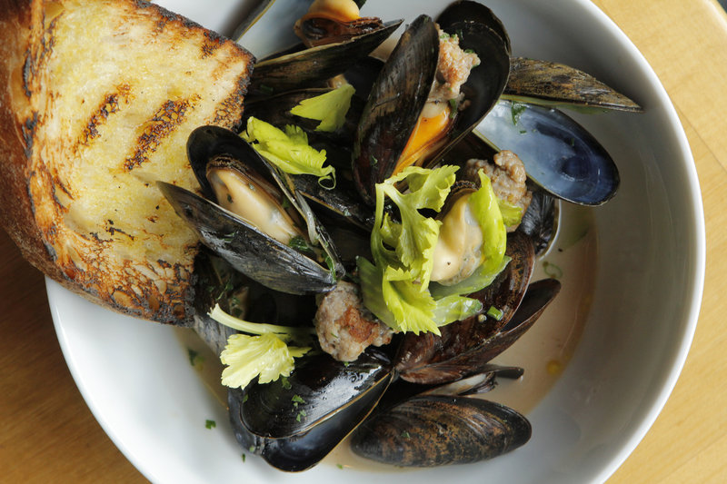 The finished product – Wild Maine Mussels