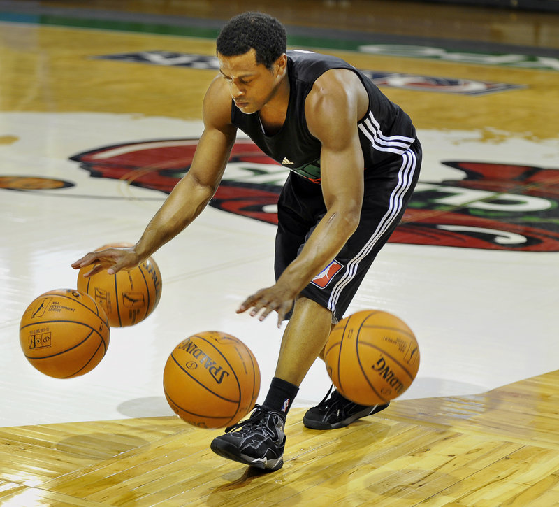 At 5-foot-8, Tyc Snow is by far the shortest player on the Maine Red Claws’ training camp roster, but he showed off some of his skills Monday during the team’s media day.