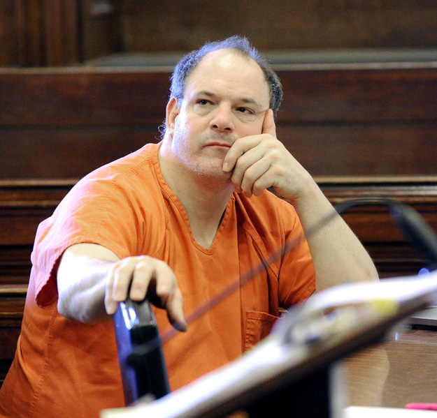 Steven Ricci stands trial in Cumberland County court today for the misdemeanor offense of indecent conduct.