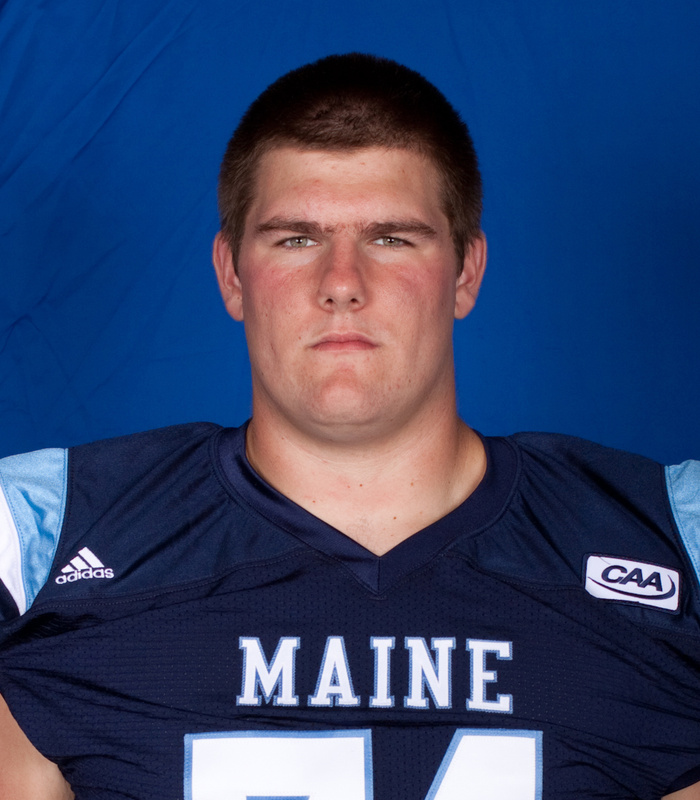 UMaine lineman Josh Spearin, formerly of Bonny Eagle.