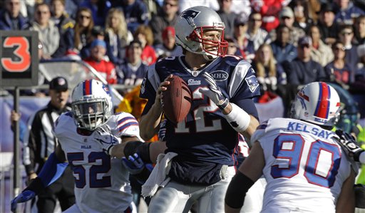 New England Patriots quarterback Tom Brady.