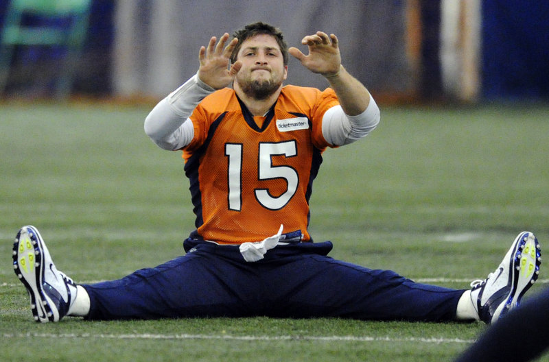 It’s time for a stretch ... but it’s not a stretch to think that Broncos QB Tim Tebow can come into Foxborough on Saturday night and beat the Patriots in the playoffs.