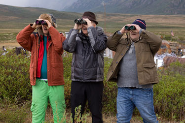 From left, Owen Wilson, Steve Martin and Jack Black in "The Big Year."