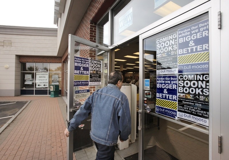 Maine retailers like the Bull Moose Warehouse Store in Scarborough are at a disadvantage against online businesses that don't collect sales taxes.