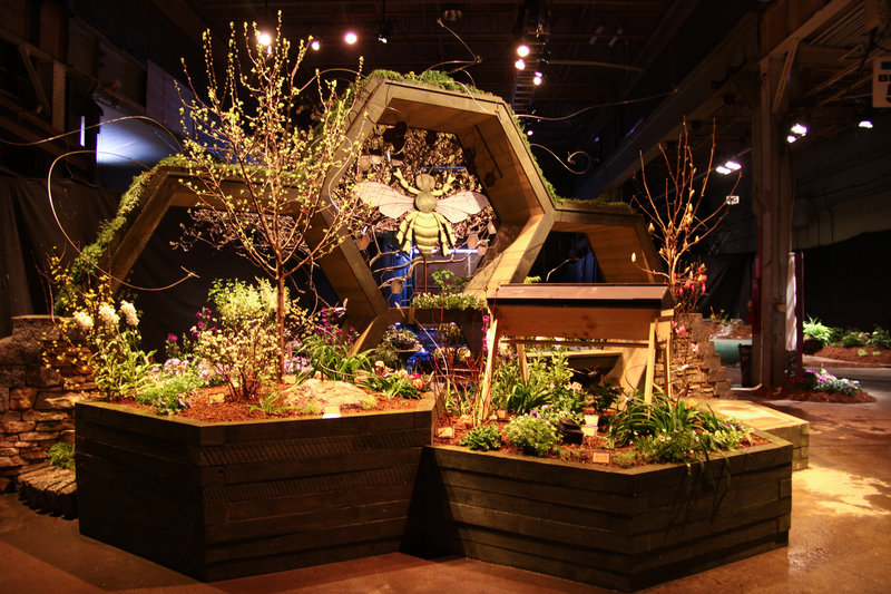 The theme for displays at last year’s Portland Flower Show was “The Enchanted Earth.” This year the theme is “Celebration,” and show-goers can expect to see some 13 gardens. There will also be garden-related vendors and lectures on a myriad of plant and landscape topics.