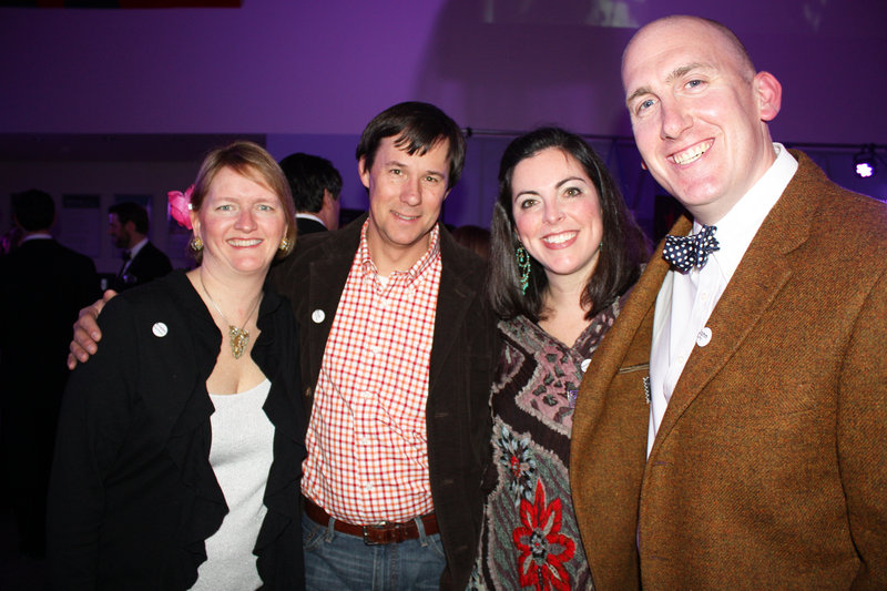 Kristen and Bob Farnham and Melissa and John Duffy.