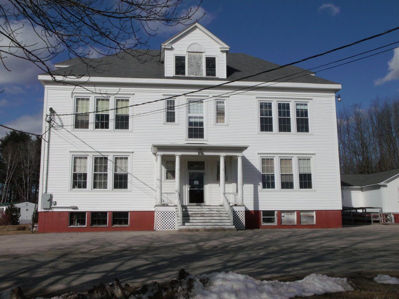 The former Bar Mills Elementary School in Buxton’s Bar Mills village dates from 1912 and was used most recently for the offices of School Administrative District 6. It’s been empty since the school administration moved last fall, and preservationists are working to save it.