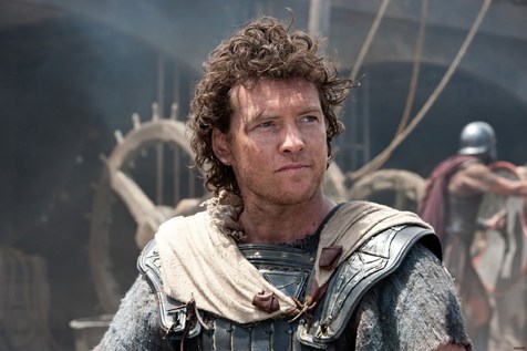 Perseus (Sam Worthington) as the demigod son of Zeus (Liam Neeson).