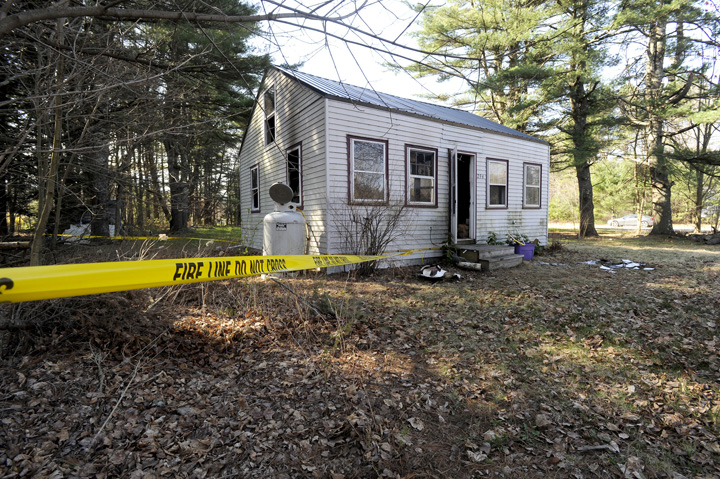 This home at 294 County Road in Gorham was the site of a suspicious fire this morning.