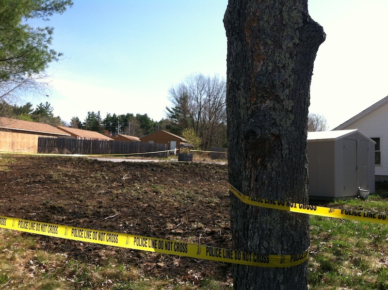 363 Sebago Lake Road, the scene of a suspicious fire in Gorham.