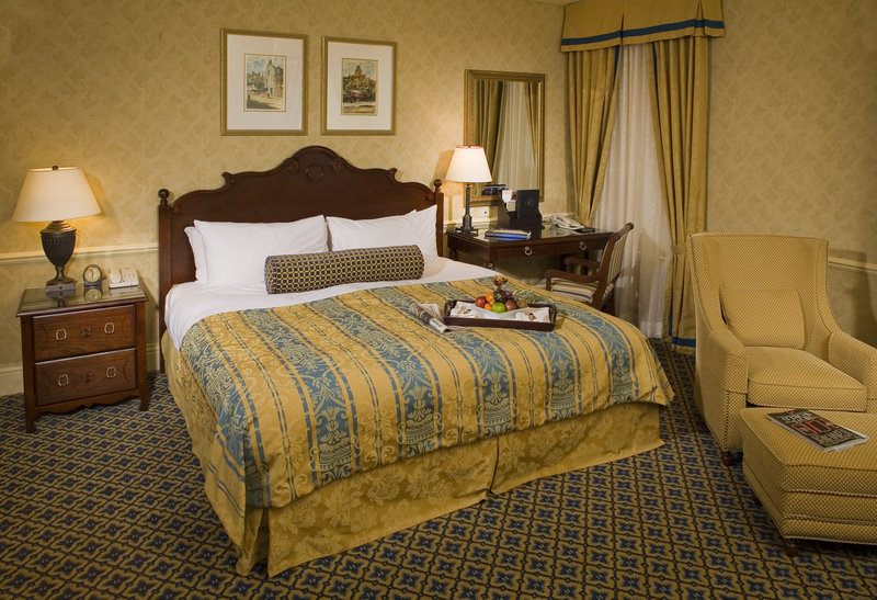 A “Fairmont Room” at the Chateau Frontenac.