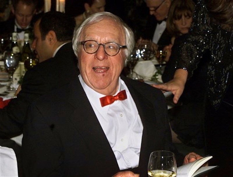 This Nov. 15, 2000 file photo shows science fiction writer Ray Bradbury at the National Book Awards in New York where he was given the Medal for Distinguished Contribution to American Letters. Bradbury, who wrote everything from science-fiction and mystery to humor, died Tuesday, June 5, 2012 in Southern California. He was 91. (AP Photo/Mark Lennihan, file)