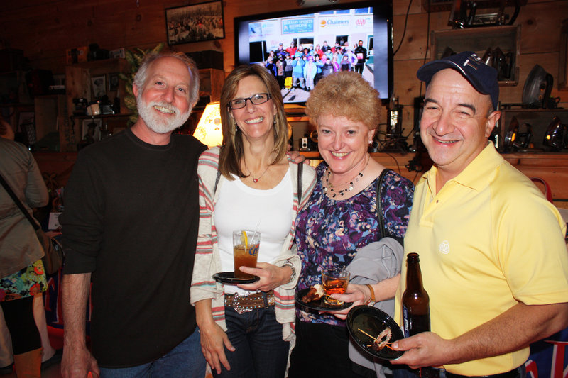 Dr. Gary Perlmutter, of Cumberland Foreside, Jill Dugas, of Cumberland Foreside, and Kelly and Hank Margolis, of Marlborough, Mass.