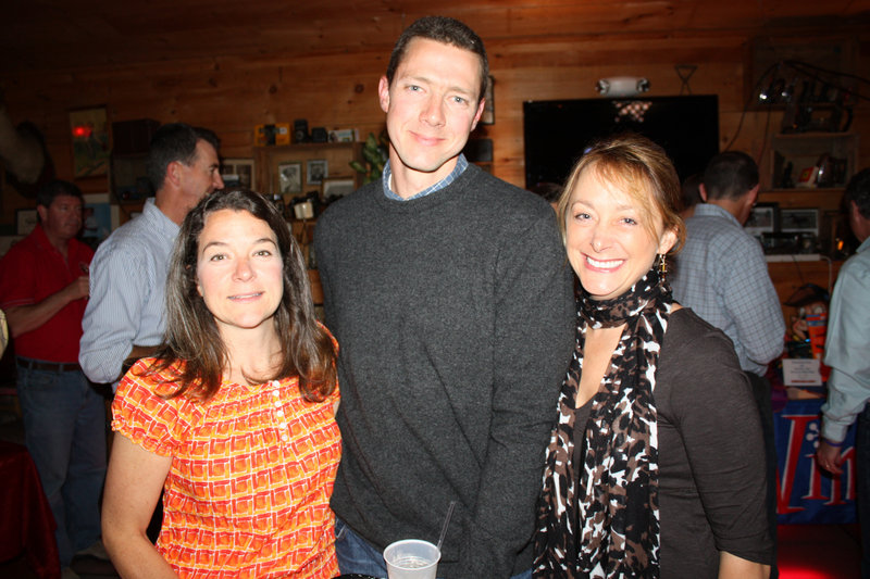 Lisa and John Hayden of Woolwich, and Angela Sclar of Freeport.