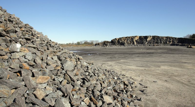 Pike Industries crushes some of the rock it quarries.