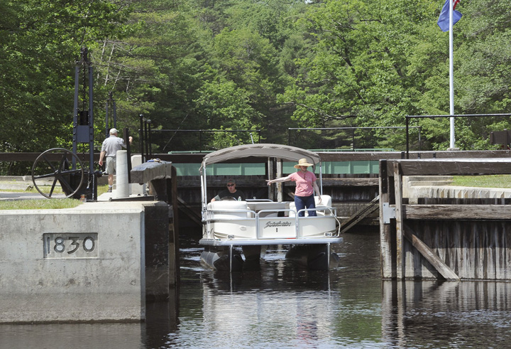 The Songo Locks in a June 2011 photo.