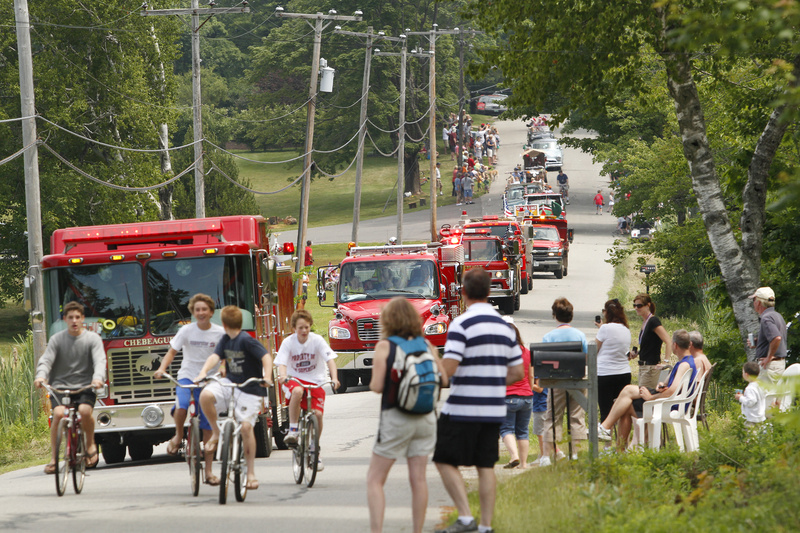 The Fourth of July parade rolls through Chebeague Island Wednesday as residents celebrate the holiday and a “ship-crews-come-home-to-family” tradition that began in the mid-1800s.