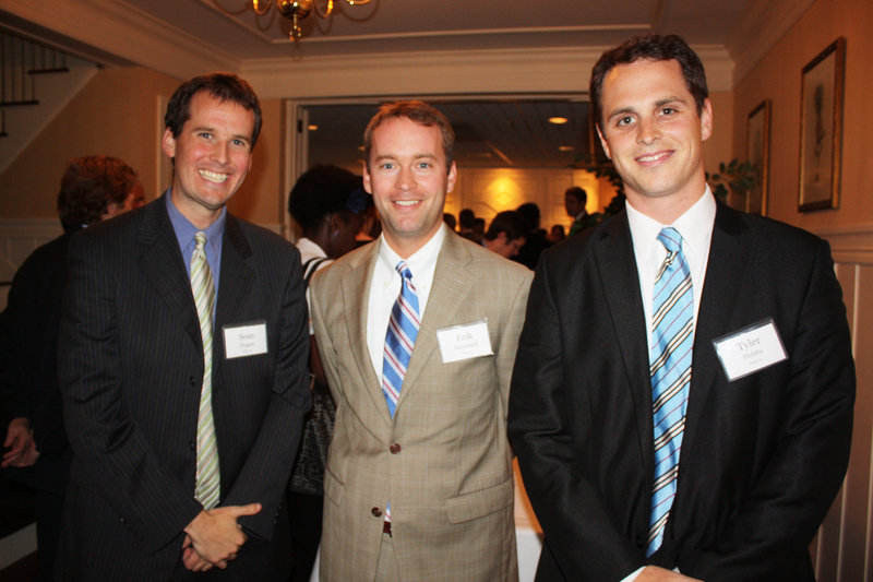 Sean Duggan, Libra Future Fund trustee, Erik Hayward, president of the Libra Future Fund, and Tyler Hobbs, co-director of Summer in Maine.