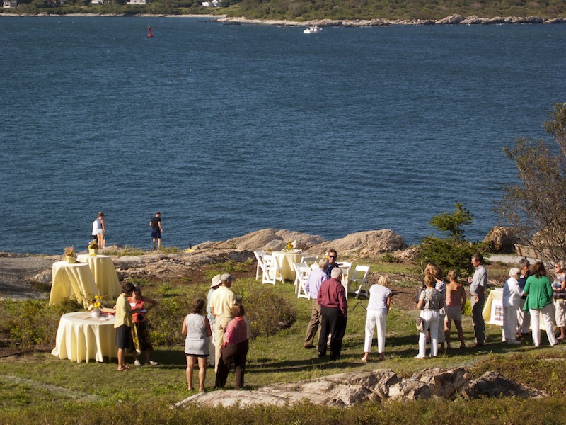 This photo shows the hillside that was cleared of invasive plants in time for Tuesday night's event marking the completion of the first phase of the Arboretum project at Fort Williams Park in Cape Elizabeth. Visitors can go to the site and enjoy views of Casco Bay, Fort Gorges and Cushing Island. Maine