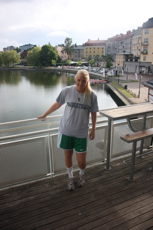 Mikaela Gustafsson, a 6-foot-2 forward from Sodertalje, Sweden, is among the incoming freshmen at UMaine this fall. “We’ll have some depth,” says basketball Coach Richard Barron.