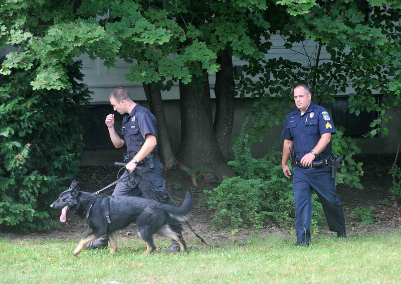 Waterville Police and Maine State Police apprehend two suspects on Pleasant Street in Waterville in connection to a Rite Aid robbery this morning.