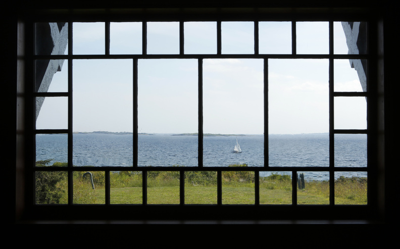 A picture window in the parlor of Winslow Homer’s studio at Prouts Neck in Scarborough offers an impressive view of the ocean, an inspiration for the artist in his day.