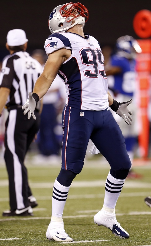 Trevor Scott, who signed with the Patriots as a free agent from Oakland, is pleased to be with a team that strives so hard to win.