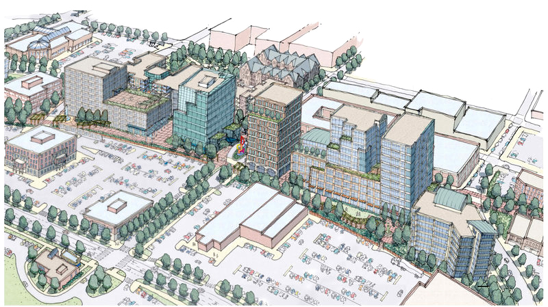 An artist’s rendering shows The Federated Cos.' proposal for the Maritime Landing project along Somerset Street in Portland’s Bayside neighborhood.