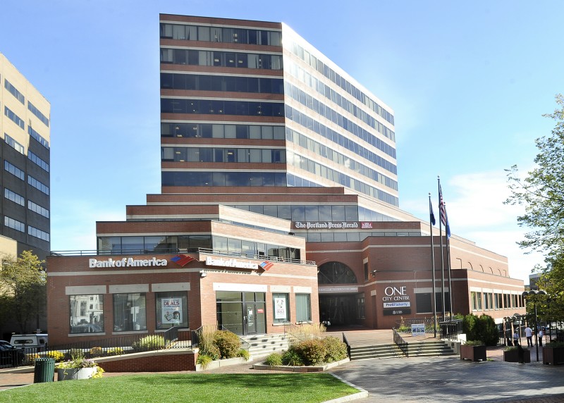 John Patriquin/Staff Photographer: Exterior of One City Center in Portland.