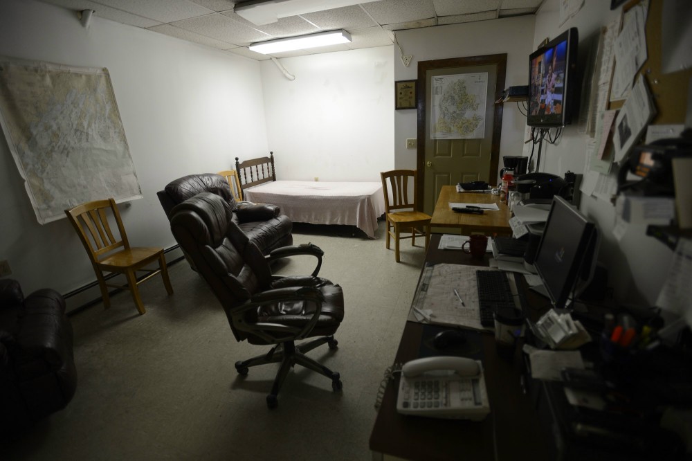 The current crew quarters for the Portland Fire Department's fire boat crew Wednesday, October 31, 2012.